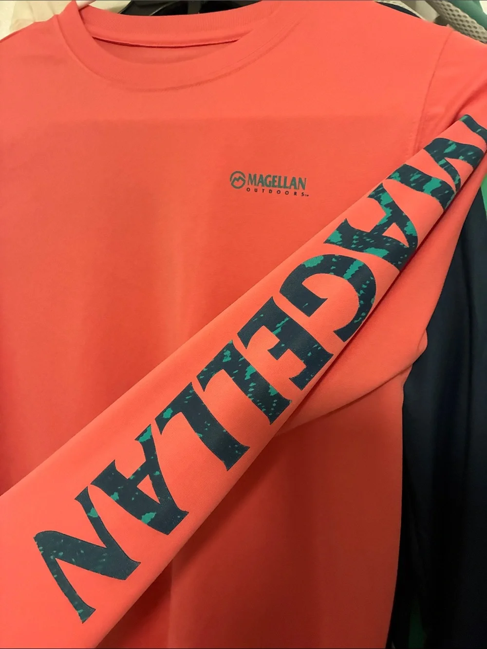 Magellan Outdoors Coral Long Sleeve Performance Tee